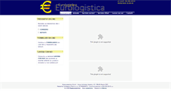 Desktop Screenshot of eurologistica.it