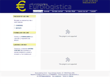 Tablet Screenshot of eurologistica.it